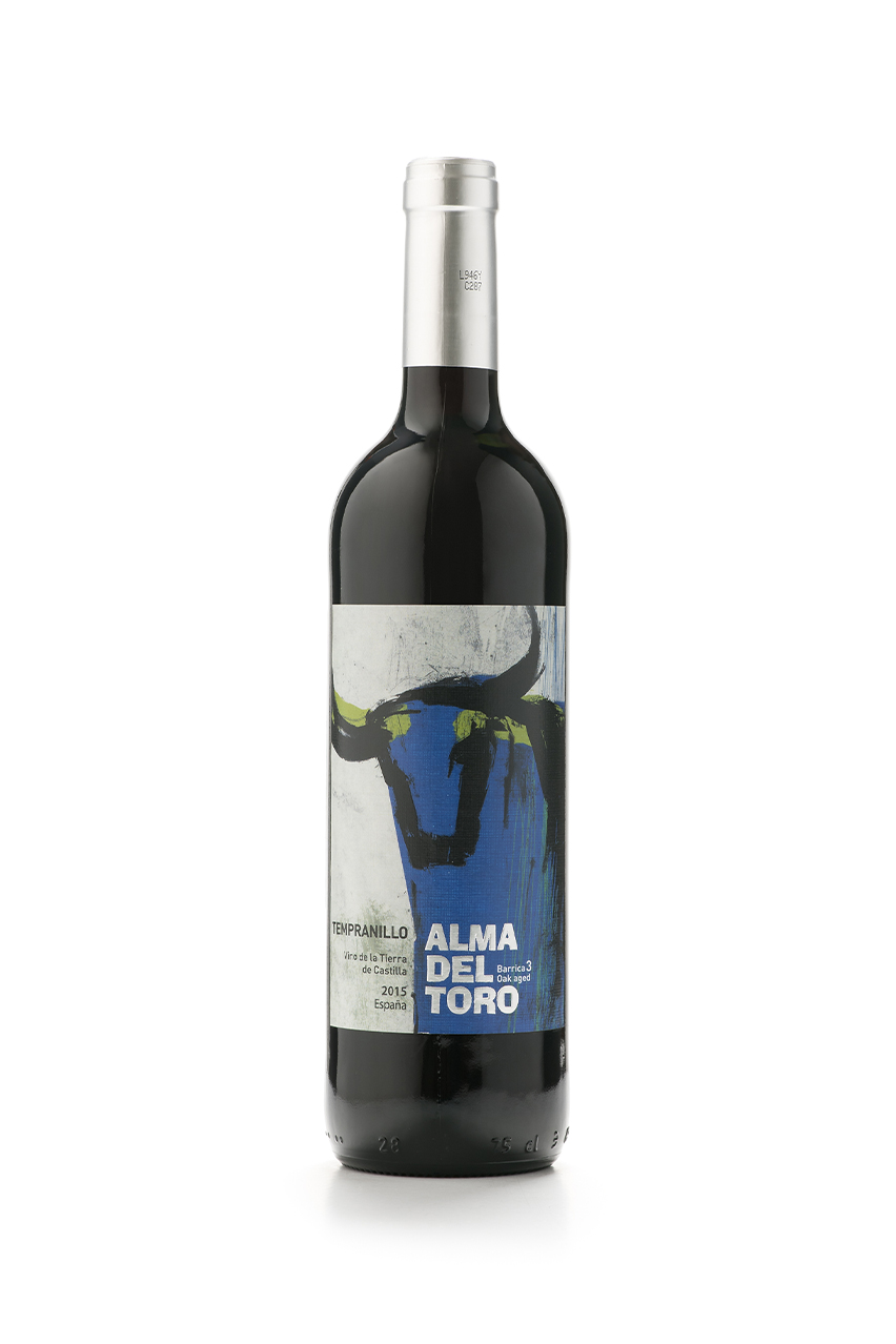 Вино Альма дель Торо Темпранильо 3 месяца выдержано в дубе, IGP, красное, сухое, 0.75л